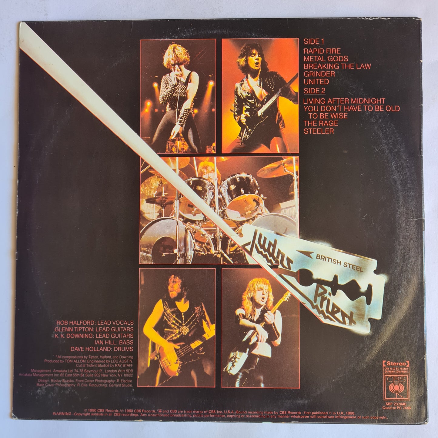 Judas Priest – British Steel - 1980 - Vinyl Record LP