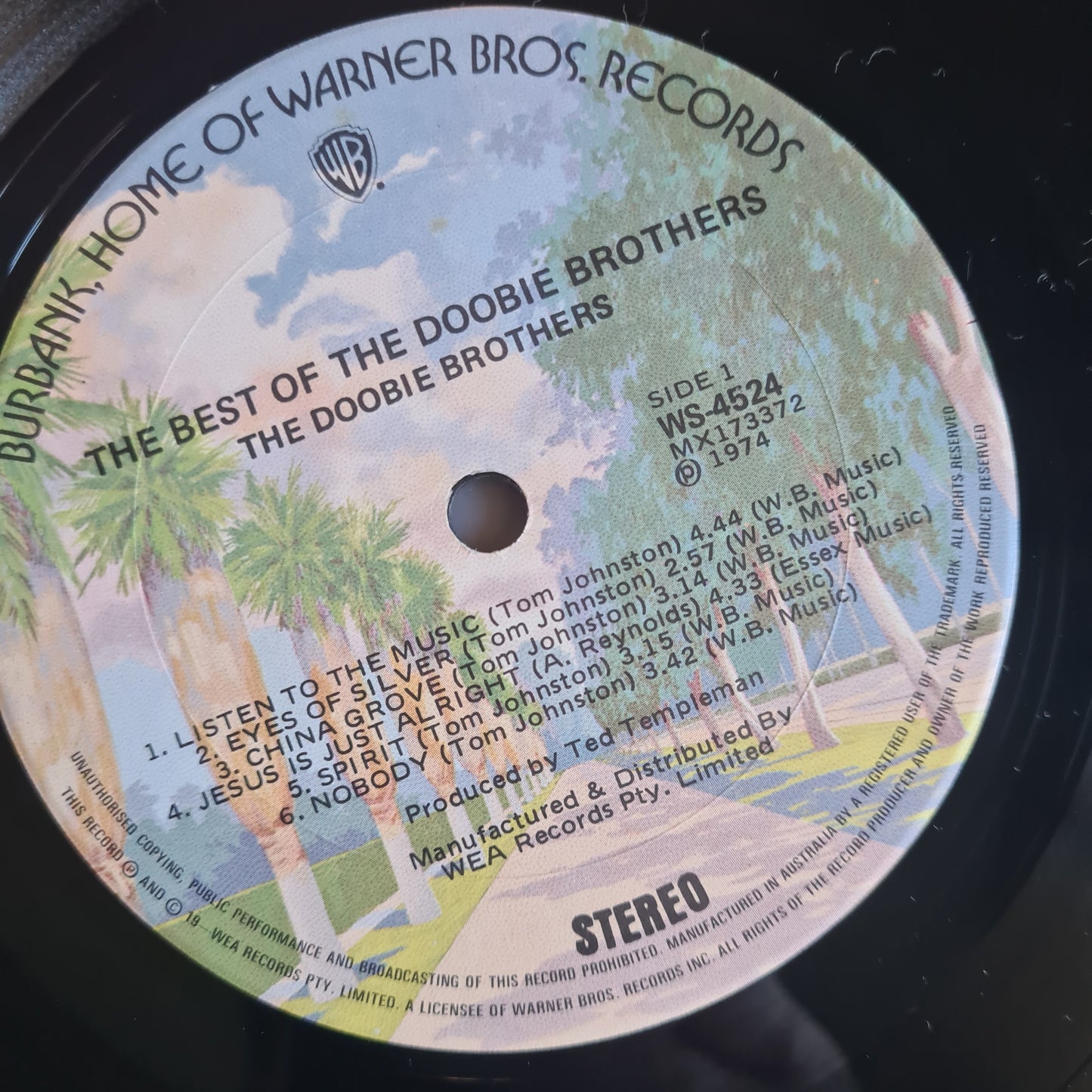 The Doobie Brothers – The Best Of The Doobie Brothers - 1974 - Vinyl Record LP