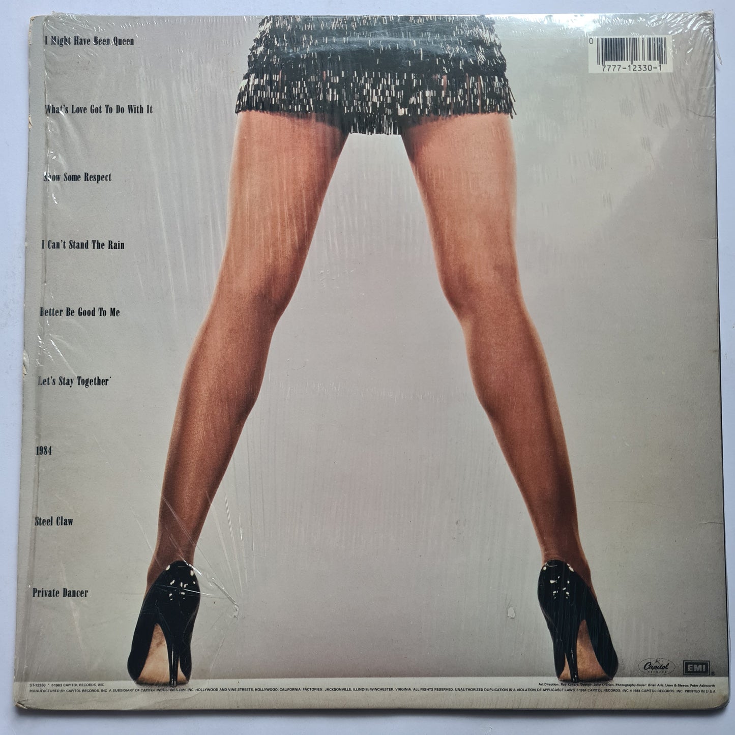 Tina Turner – Private Dancer - 1984 - Vinyl Record LP