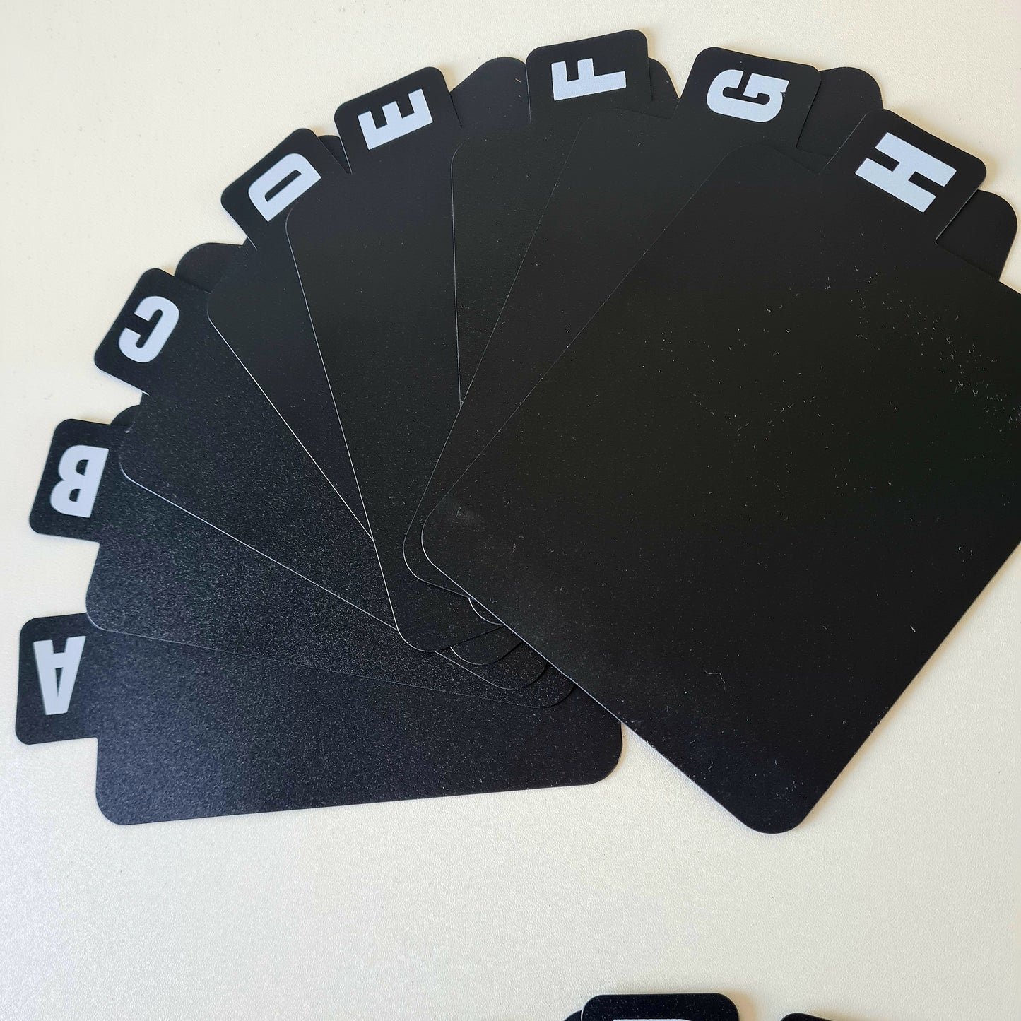 A–Z Plastic CD Dividers (26 Pieces) – Alphabetical CD Organiser Tabs