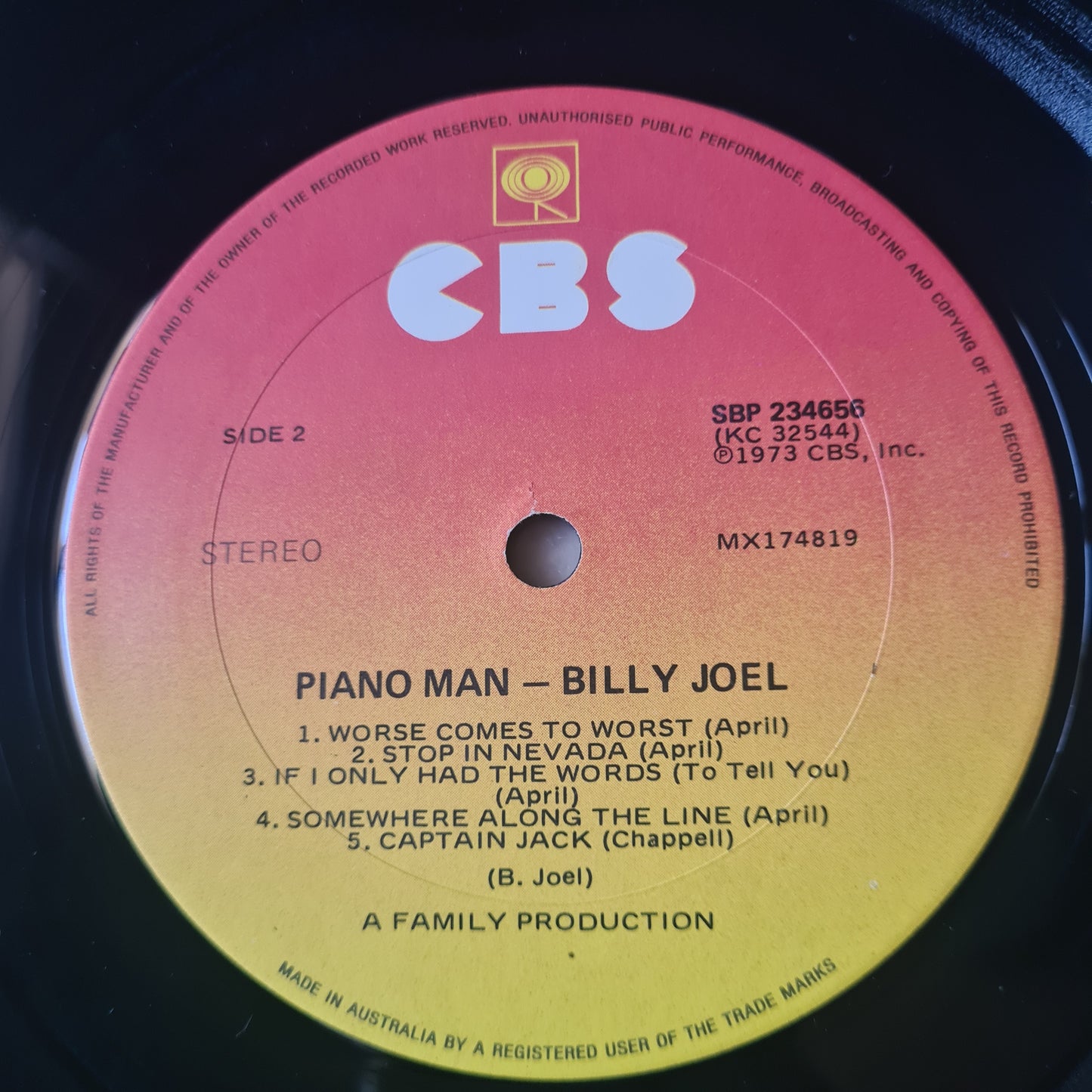 Billy Joel – Piano Man - 1973 - Vinyl Record LP