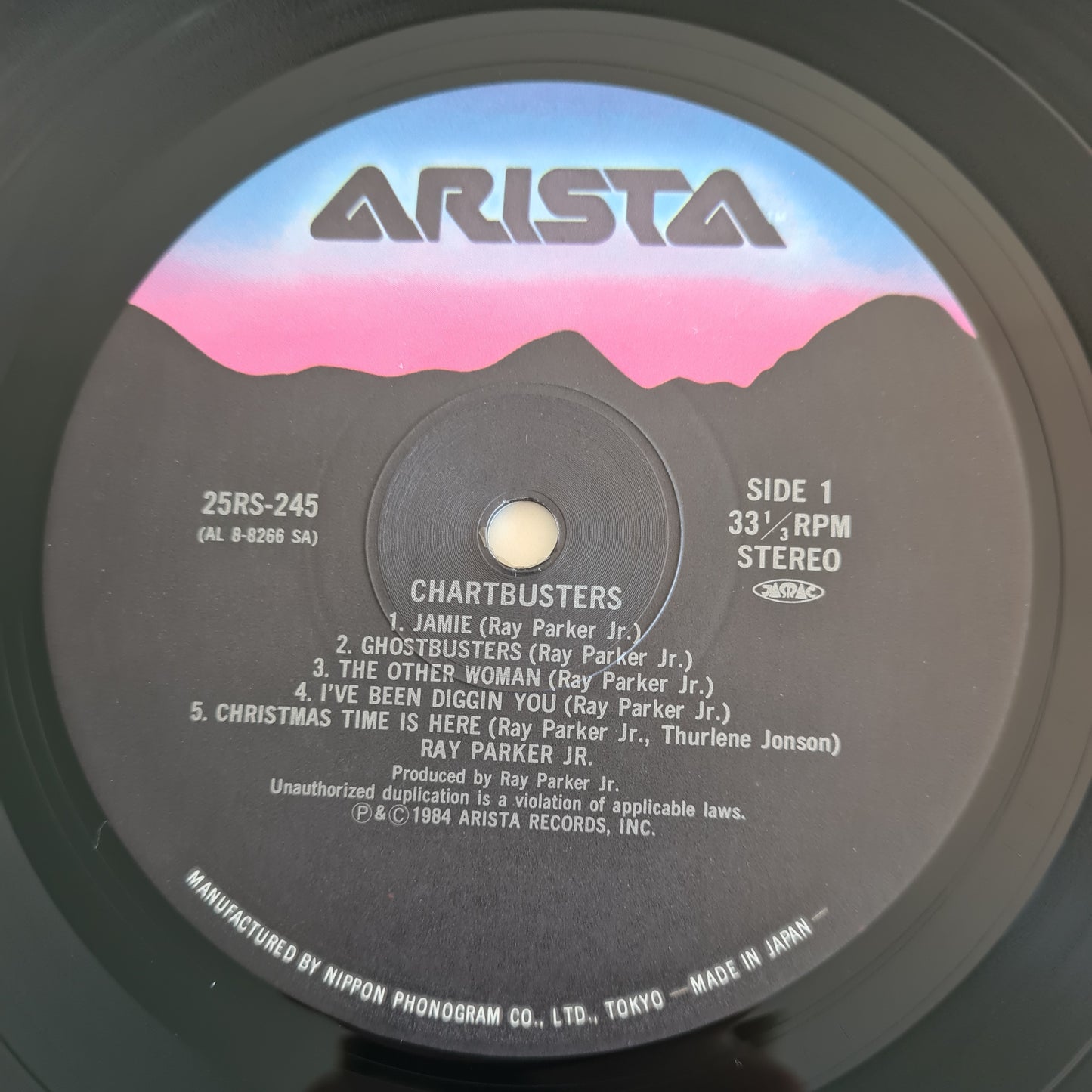 Ray Parker Jr. – Chartbusters - 1984 - Vinyl Record LP (near mint) with stickers