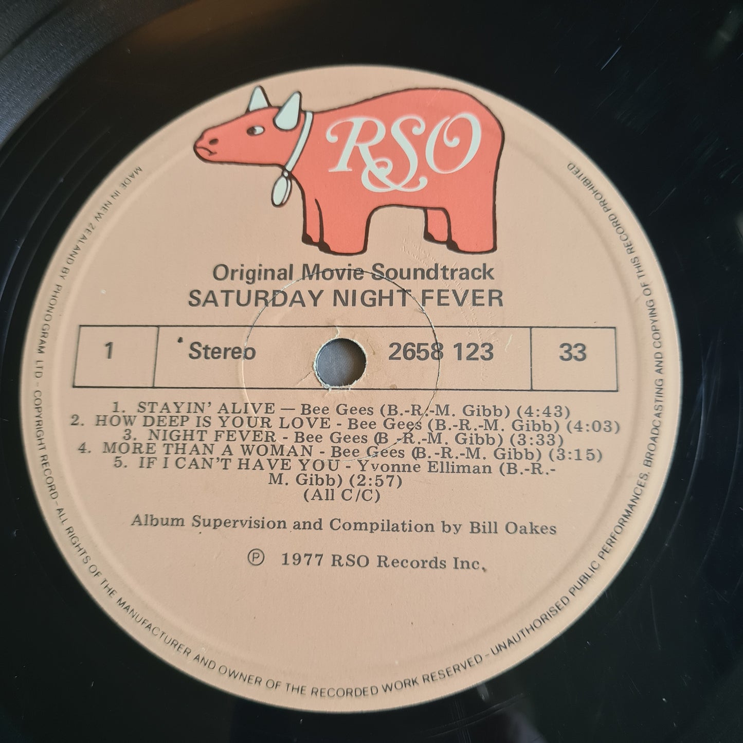 Bee Gees - Saturday Night Fever – The Original Movie Soundtrack - 1977 (New Zealand Pressing) - Vinyl Record 2LP