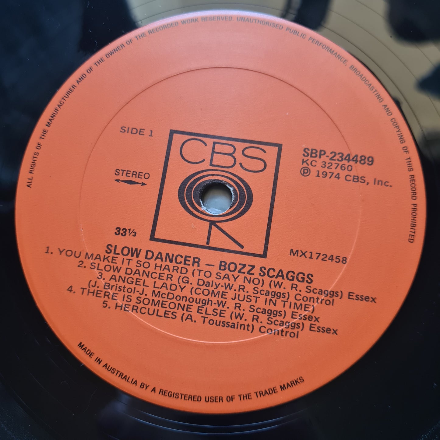 Boz Scaggs – Slow Dancer - 1974 - Vinyl Record LP
