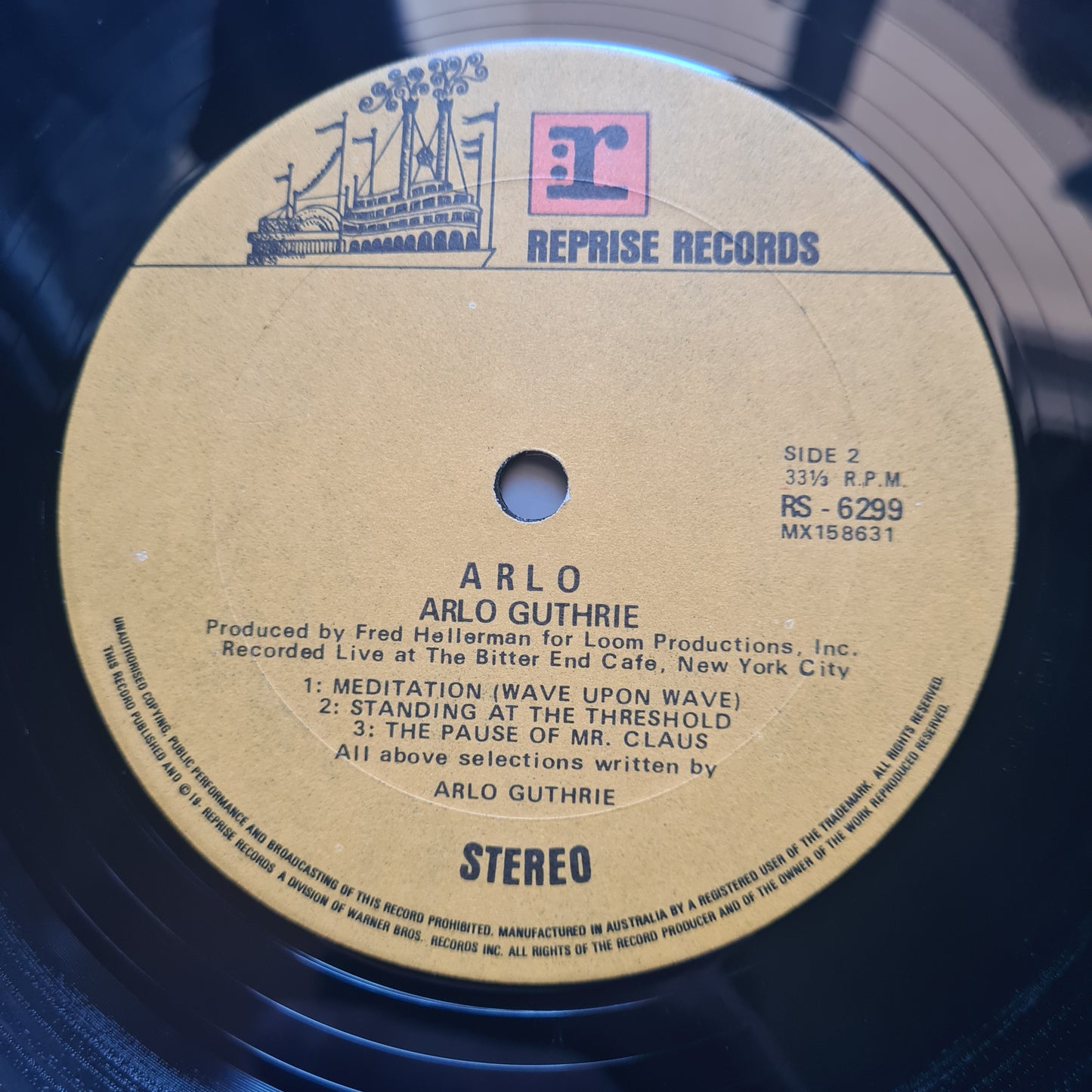 Arlo Guthrie – Arlo- 1968 - Vinyl Record LP