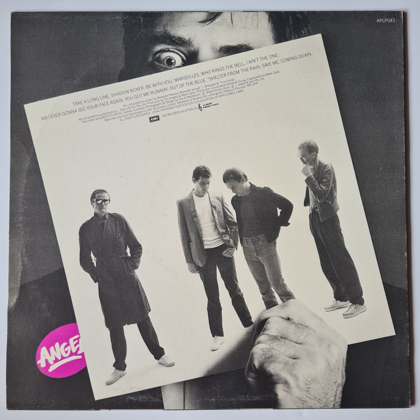 The Angels – The Angels Greatest - 1980 (1987 Red Label- Near Mint looks unplayed) - Vinyl Record LP