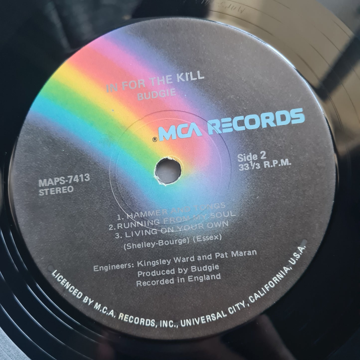 Budgie – In For The Kill - 1974 - Vinyl Record LP (EX)