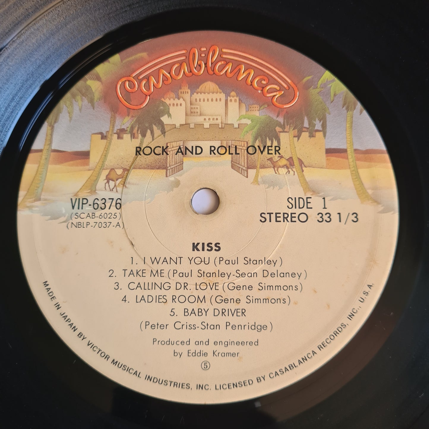 KISS – Rock & Roll Over - 1976 (1977 Japanese Gatefold Pressing) - Vinyl Record LP