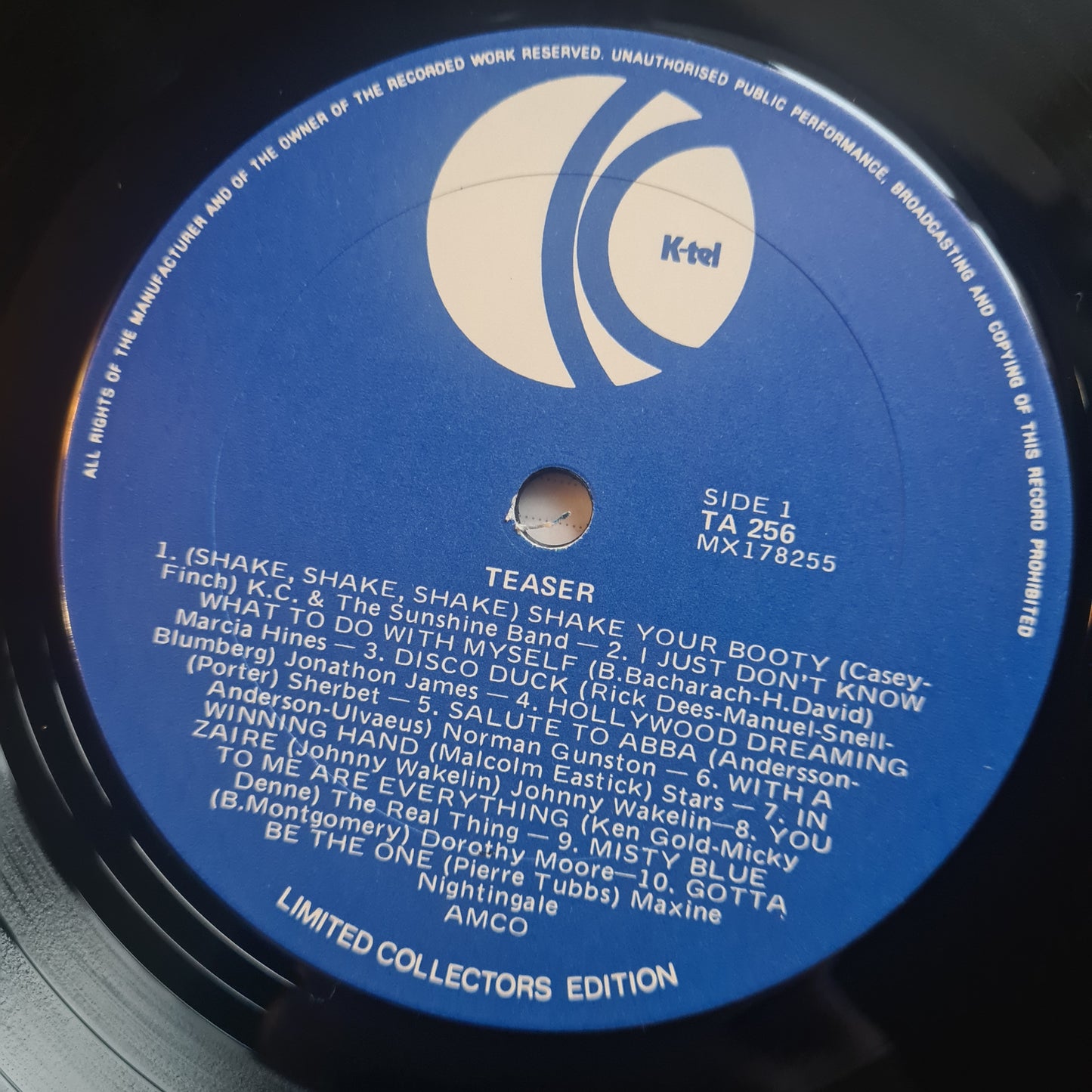 Various Artists/Hits album - Teaser - 1976 - Vinyl Record LP (Excellent)