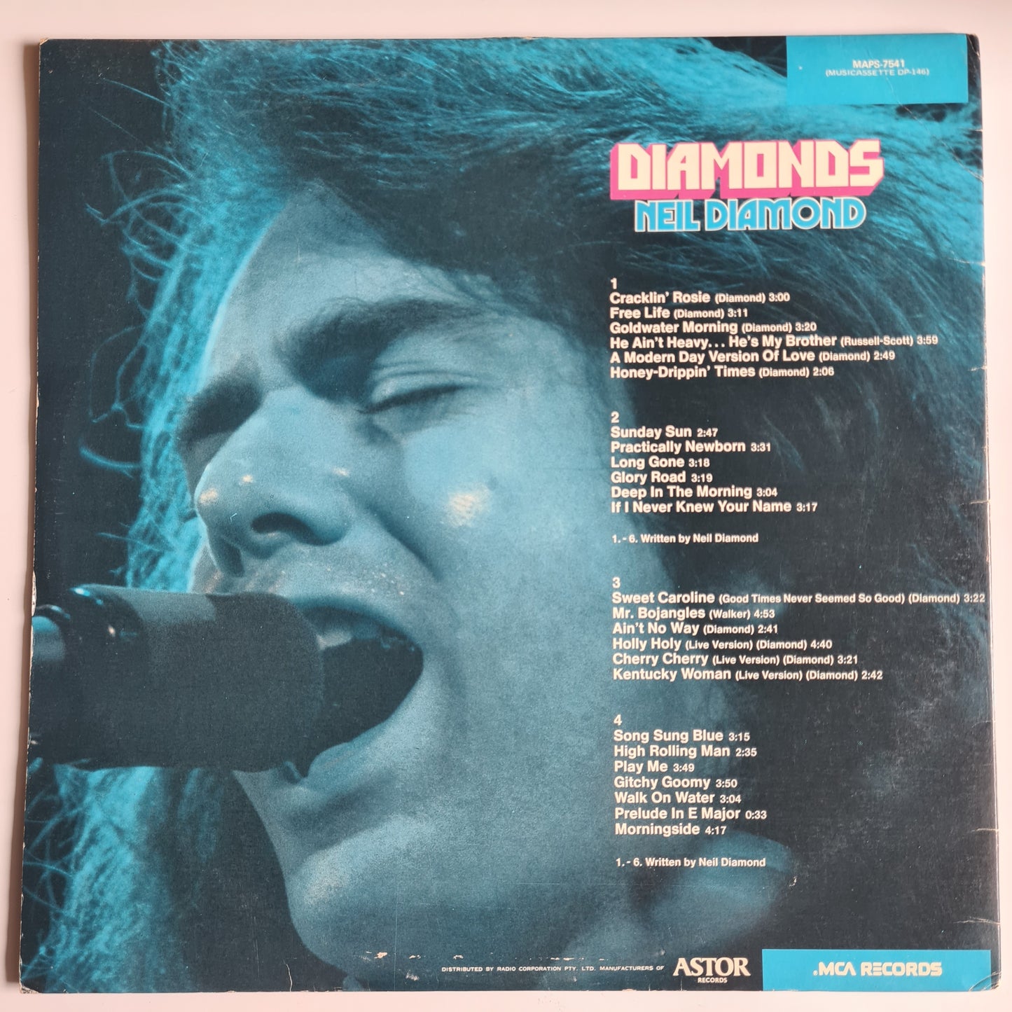 Neil Diamond – Diamonds (2LP Greatest Hits) - 1975 - Vinyl Record