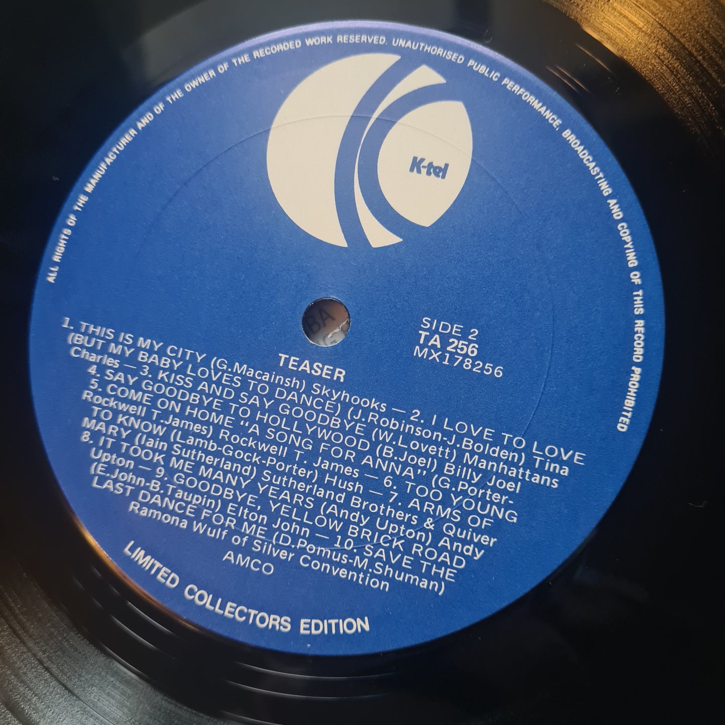 Various Artists/Hits album - Teaser - 1976 - Vinyl Record LP (Excellent)