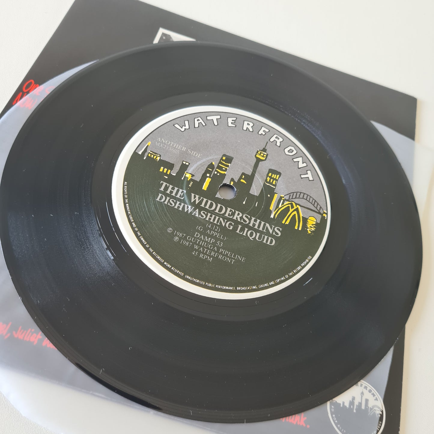 Widdershins – Now You Know / Dishwashing Liquid- 1987 - Vinyl Record 7" Single 45
