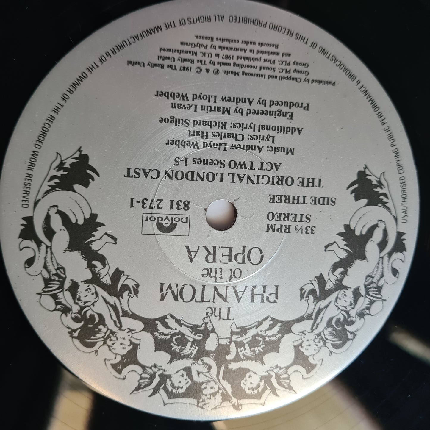 The Phantom Of The Opera – Andrew Lloyd Webber: The Original London Cast- 1987 (2LP Gatefold) - Vinyl Record