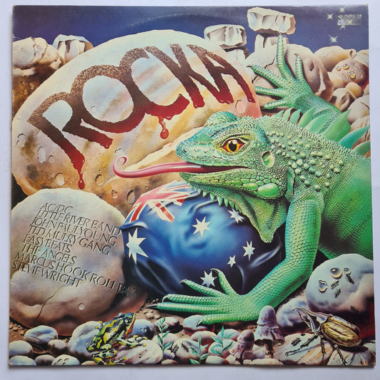 Various Artists (AC/DC, Angels, Stevie Wright, etc) – Rocka (Blue Roo Alberts Artists compilation album) - 1976 - Vinyl Record LP