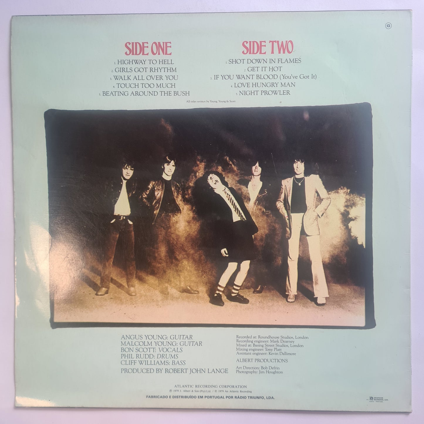 AC/DC – Highway To Hell - 1979 (Portuguese Pressing) - Vinyl Record LP