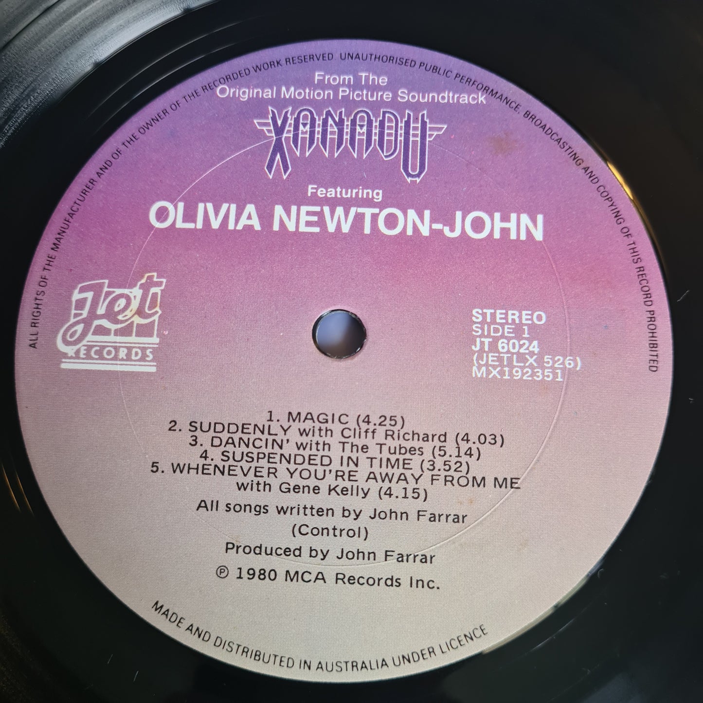 ELO & Olivia Newton John – Xanadu - 1980 (Gatefold) - Vinyl Record LP