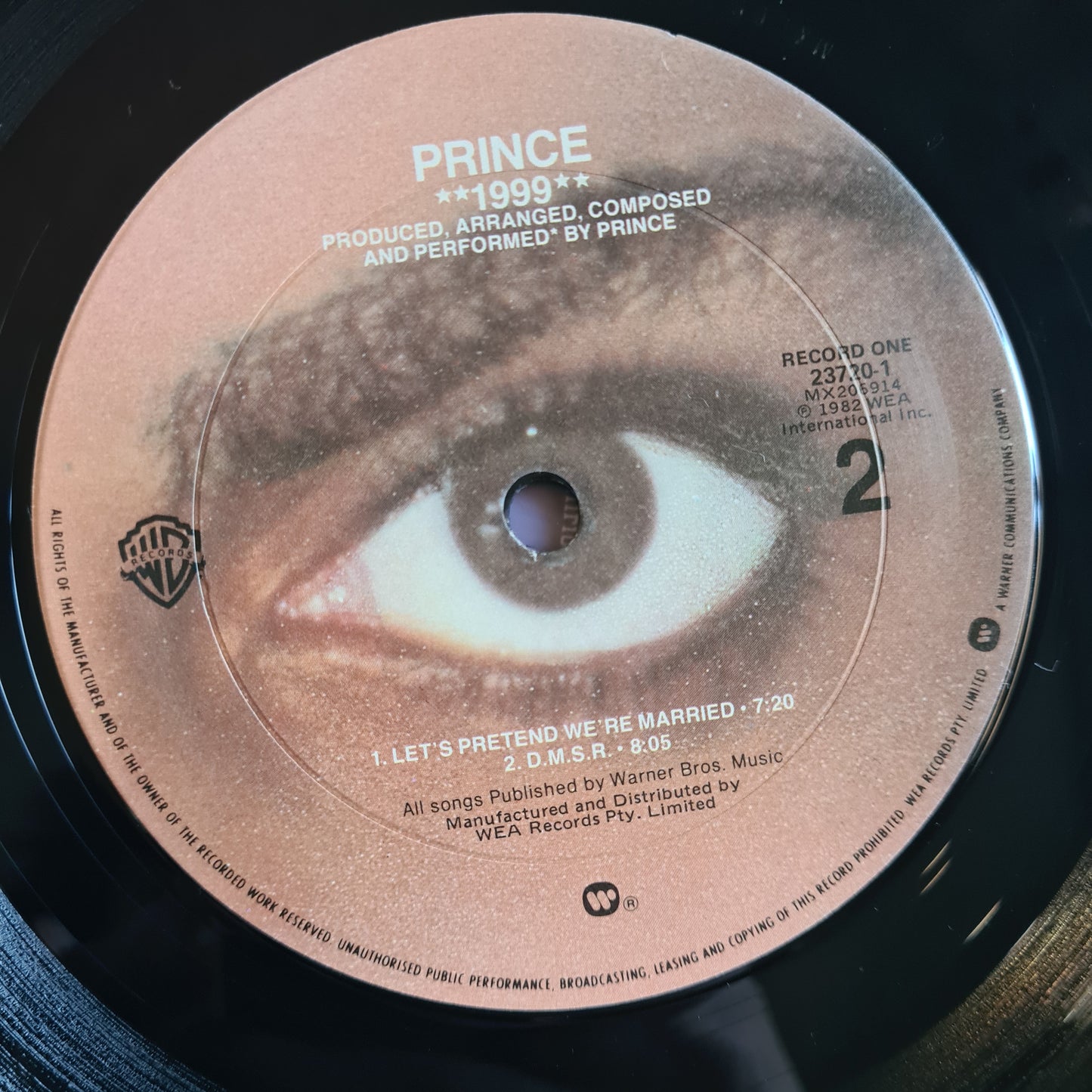 Prince – 1999 - 1982 (Australian Pressing) 2LP Vinyl Record (near mint)
