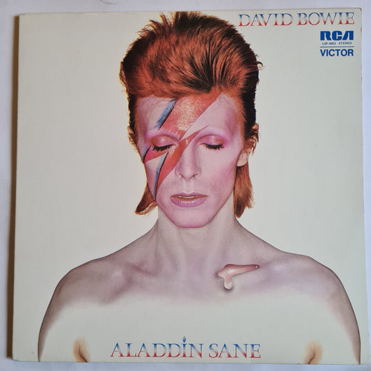 David Bowie – Aladdin Sane - 1973 (1978 Australian Pressing) - Vinyl Record LP (near mint)