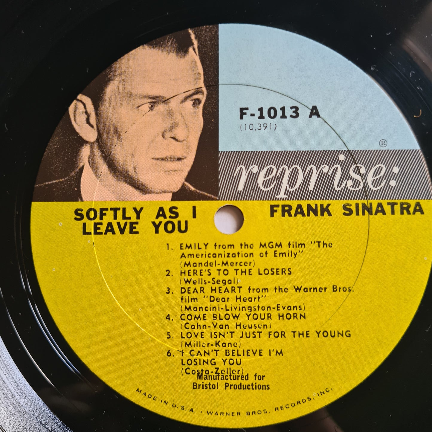 Frank Sinatra – Softly, As I Leave You (MONO) - 1964 - Vinyl Record LP