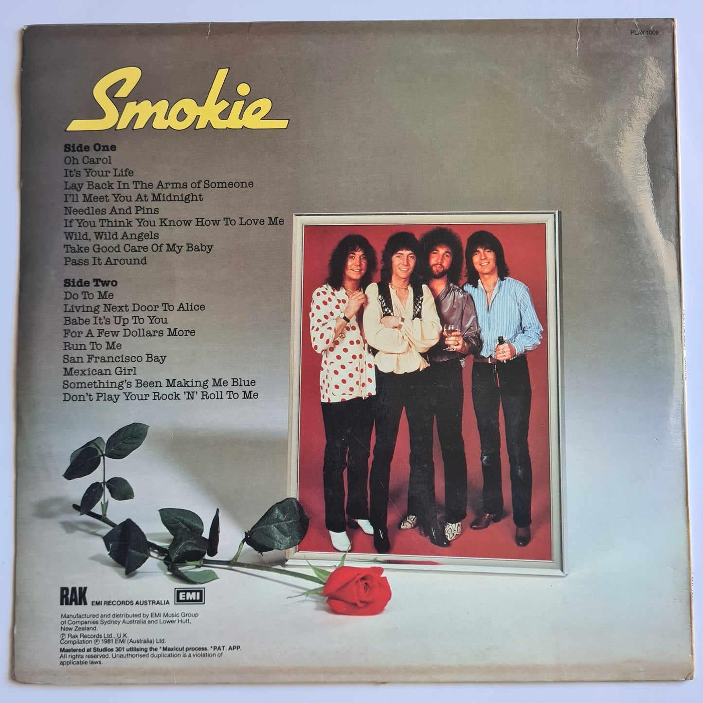 Smokie – All The Best (Greatest Hits) - 1981 - Vinyl Record LP