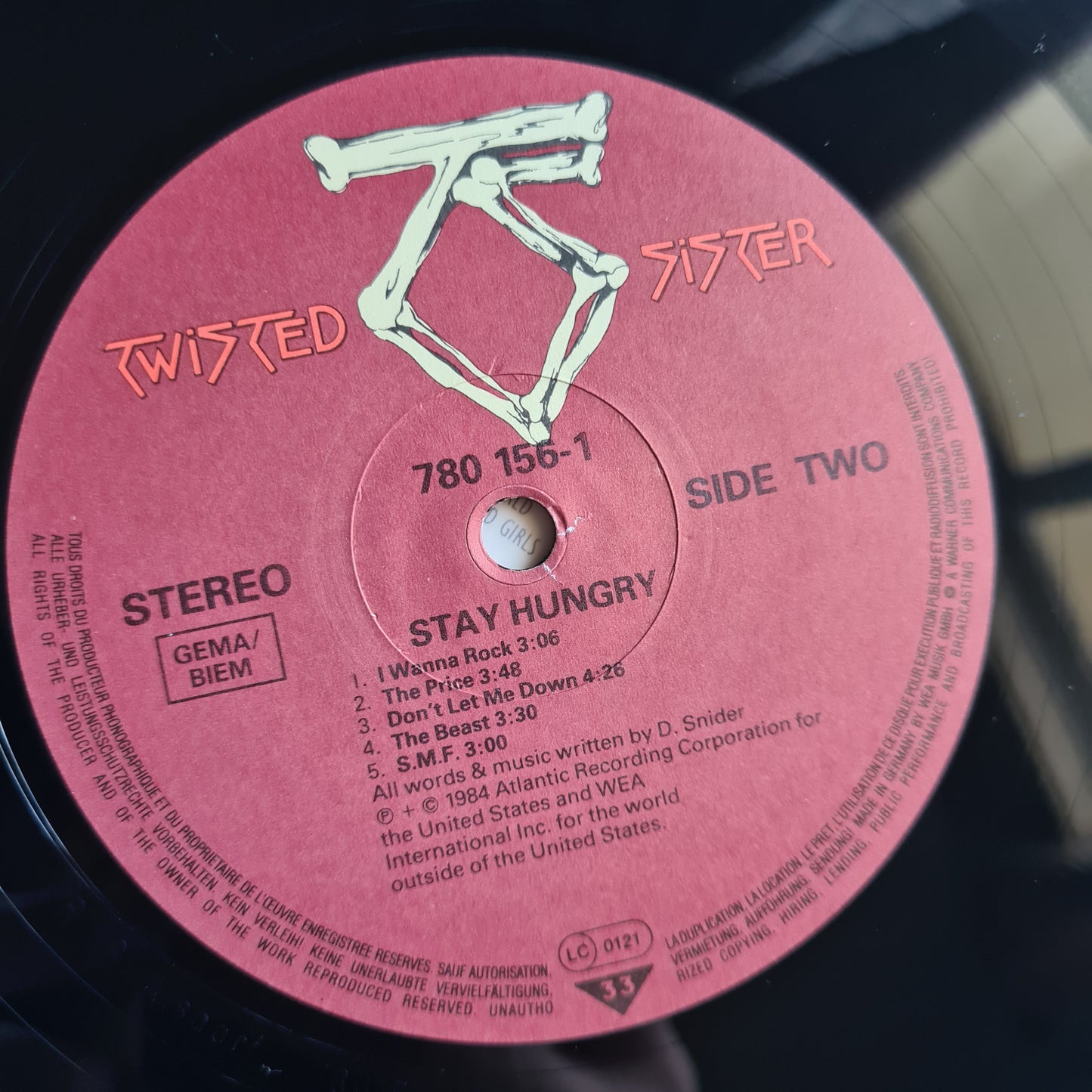 Twisted Sister – Stay Hungry - 1984 (German Pressing) - Vinyl Record LP (near mint)