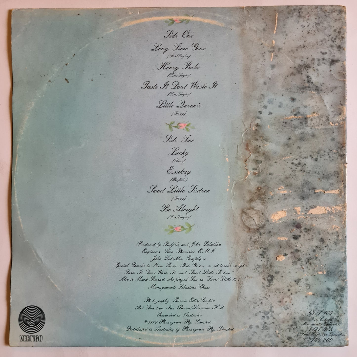 Buffalo – Mothers Choice - 1976 (Oz Hard Rock Gem!) - Vinyl Record LP