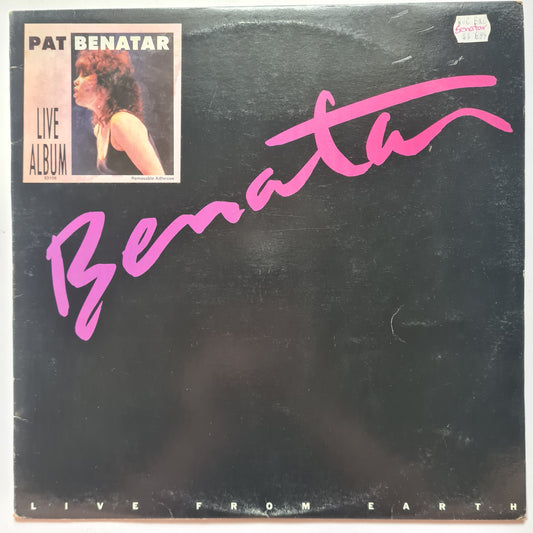 Pat Benatar – Live From Earth - 1983 - Vinyl Record LP