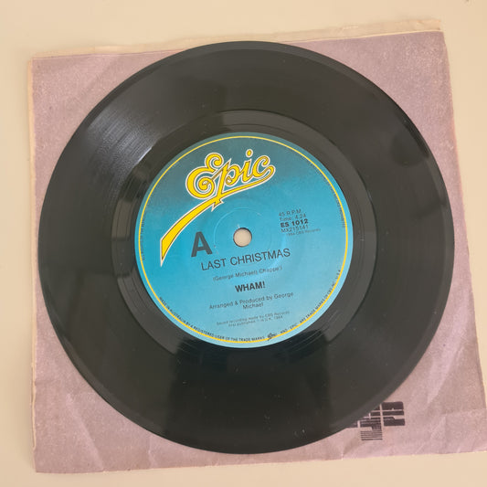 Wham (George Michael) – Last Christmas / Everything She Wants - 1984 - 7 inch Vinyl Record 45 Single