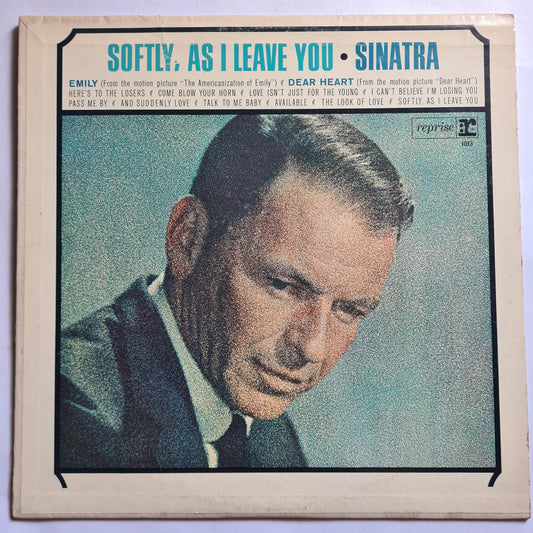 Frank Sinatra – Softly, As I Leave You (MONO) - 1964 - Vinyl Record LP