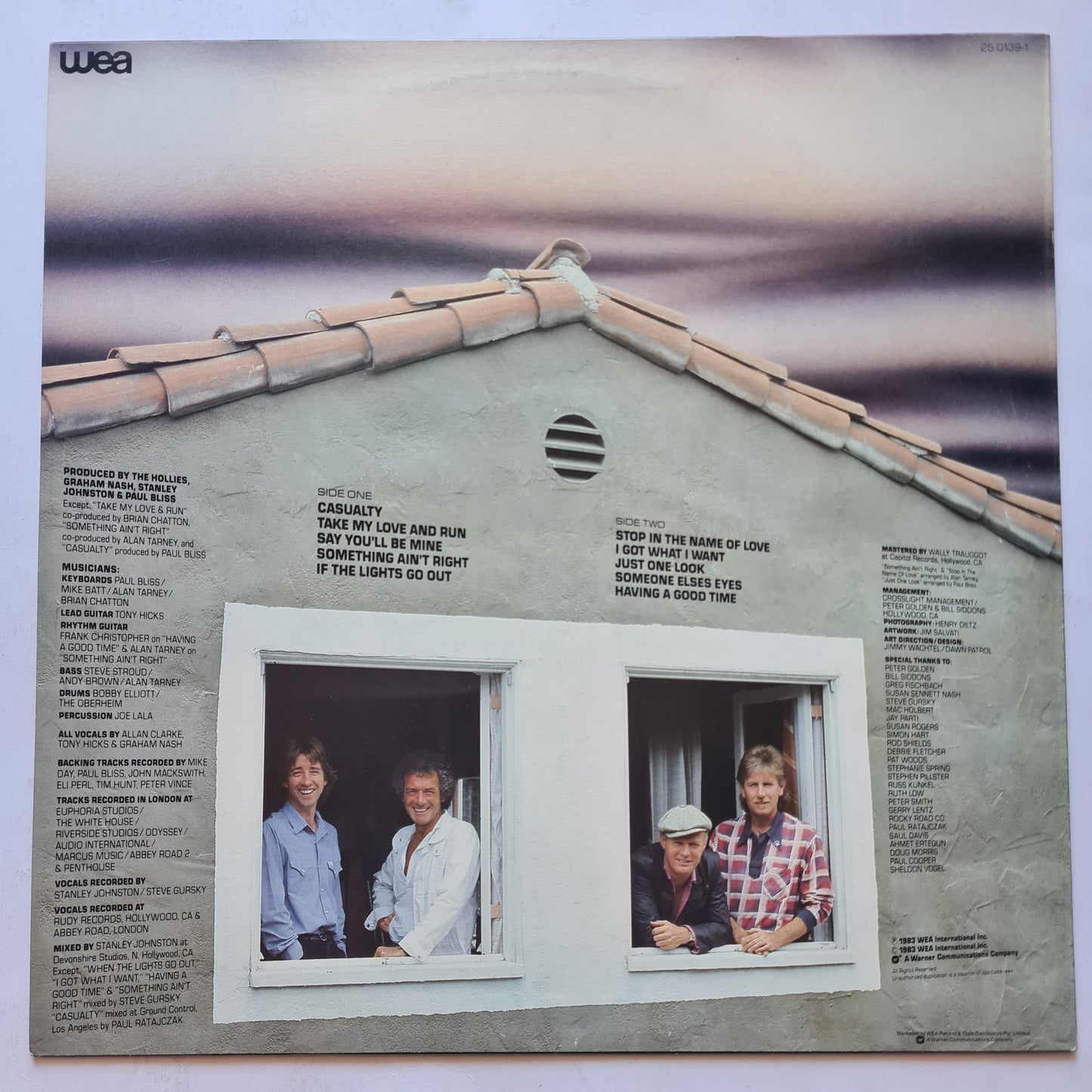 The Hollies – What Goes Around... - 1983 - Vinyl Record LP (near mint)