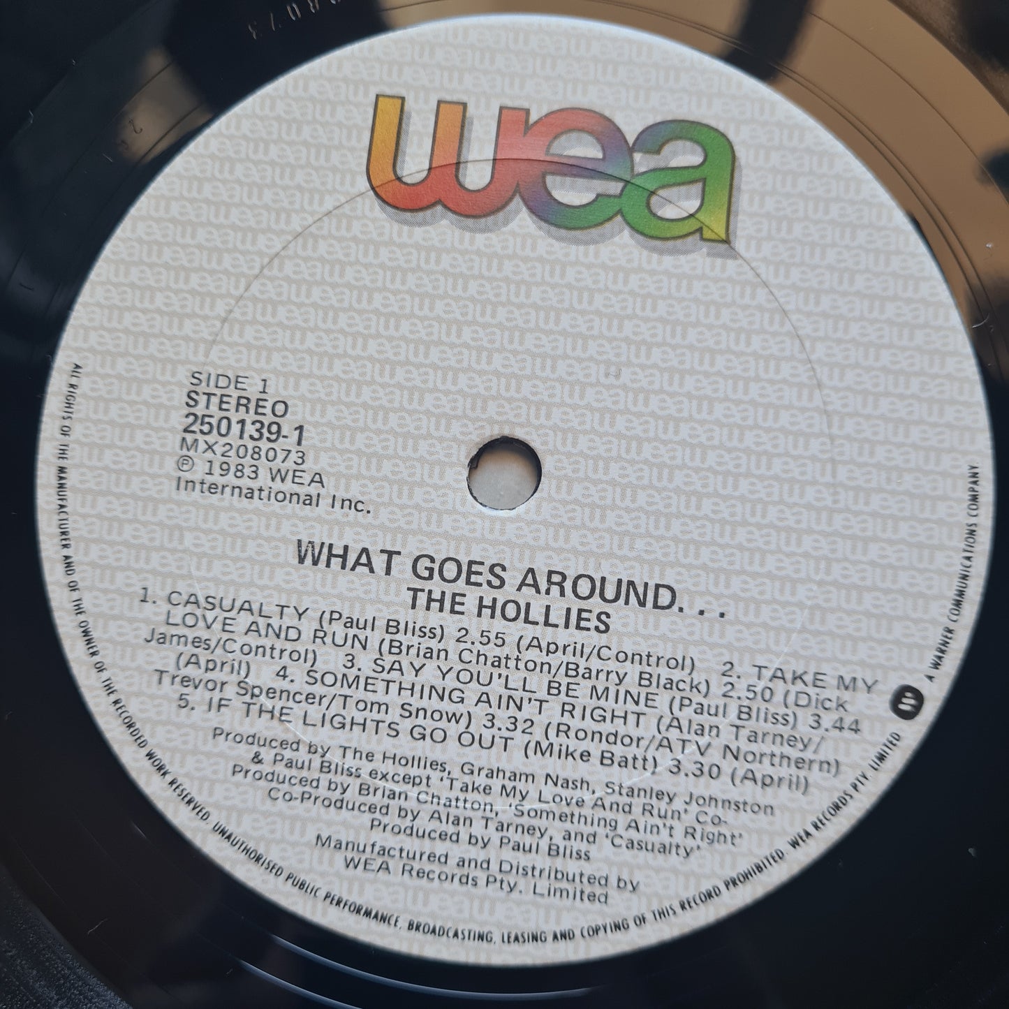 The Hollies – What Goes Around... - 1983 - Vinyl Record LP (near mint)