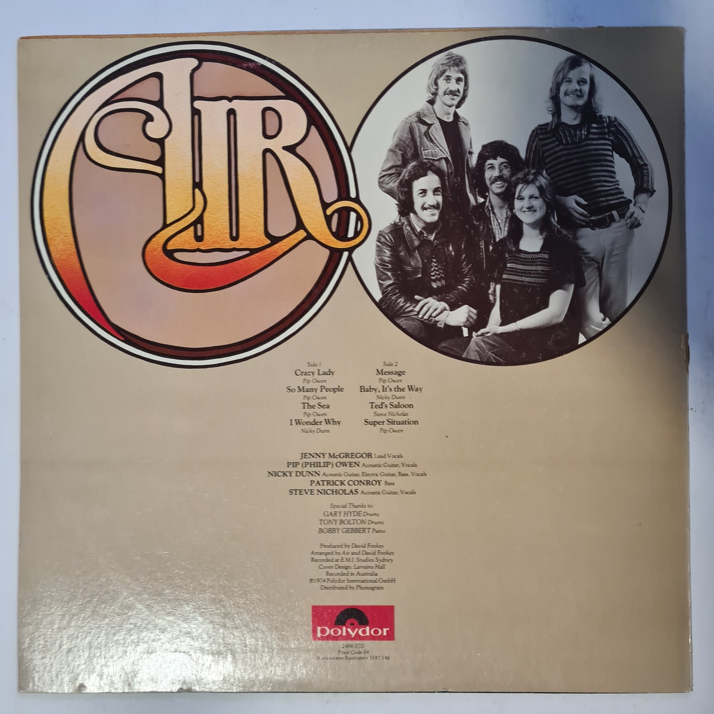 Air – Air - 1974 - Vinyl Record LP