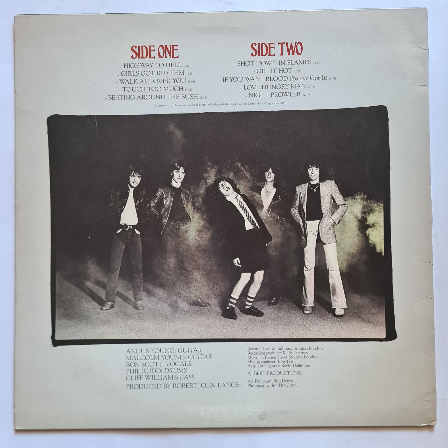 AC/DC – Highway To Hell - 1979 (USA Pressing) - Vinyl Record LP