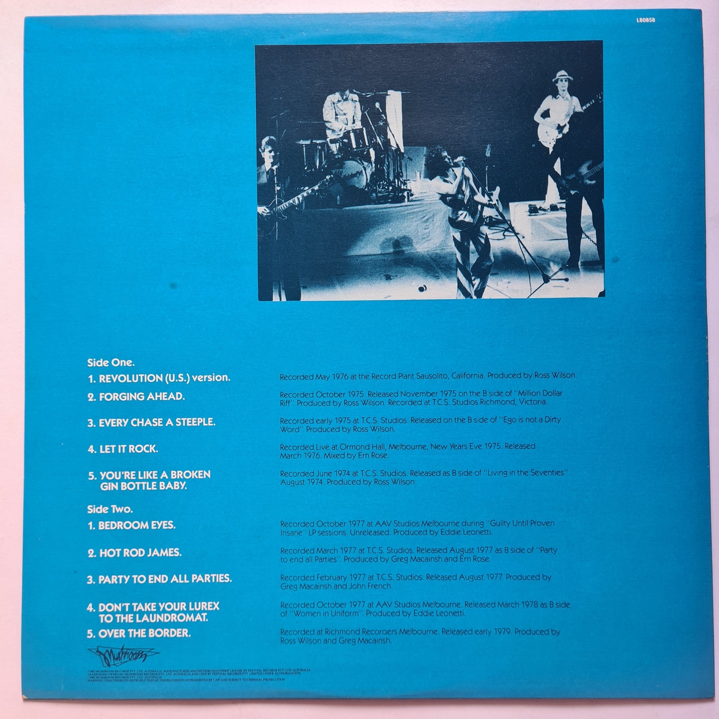 Skyhooks – Singles & B Sides - 1982 - Vinyl Record LP (near mint)