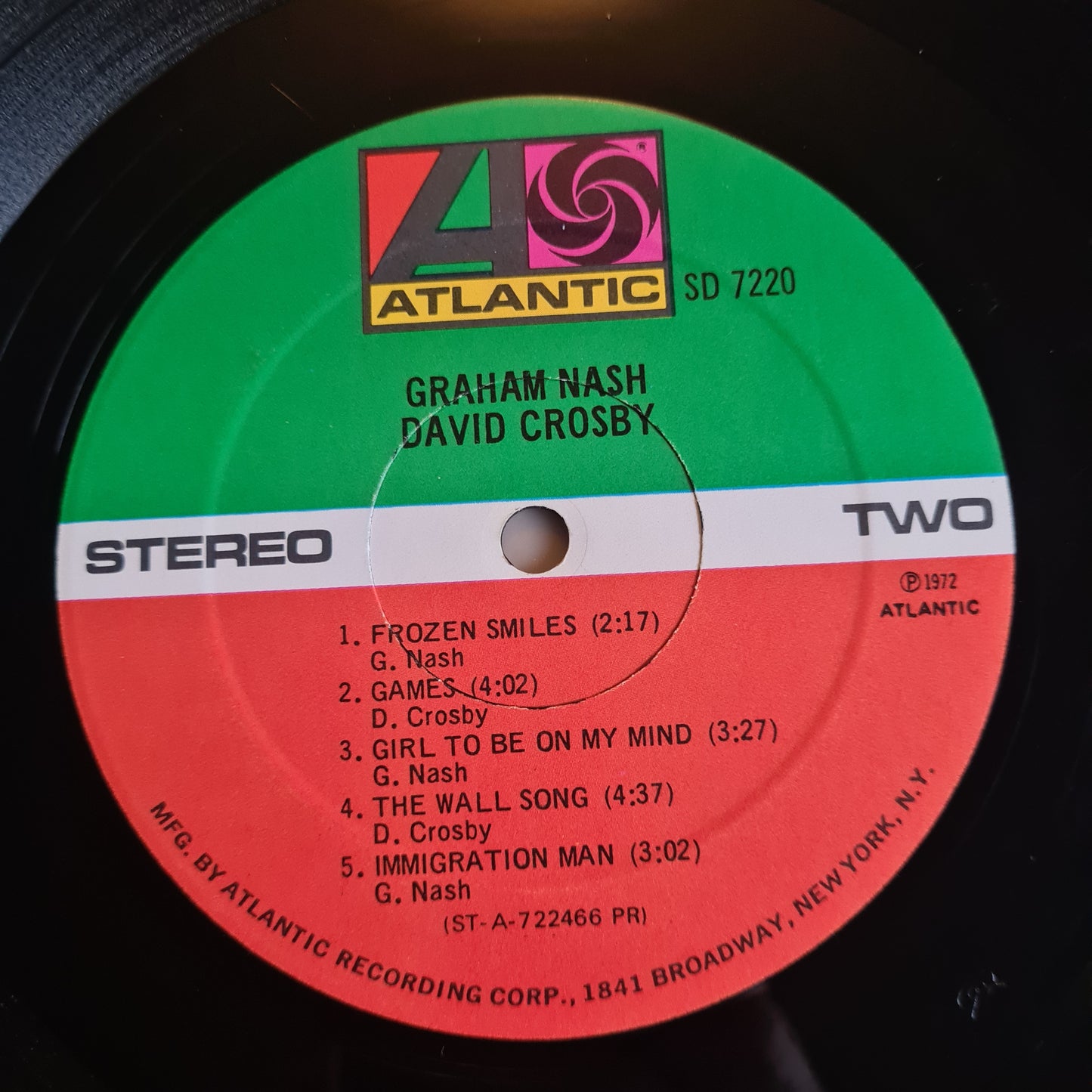 Graham Nash / David Crosby – Graham Nash / David Crosby - 1972 - Vinyl Record LP