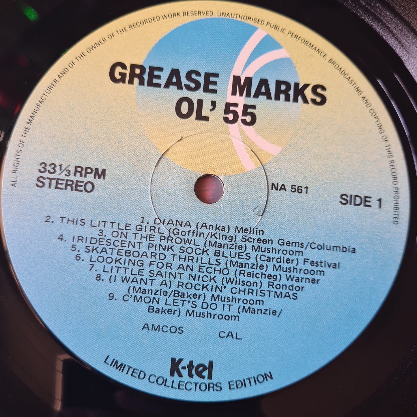 Ol'55 – Greasemarks: Greatest Hits 76-79 - 1980 - Vinyl Record LP