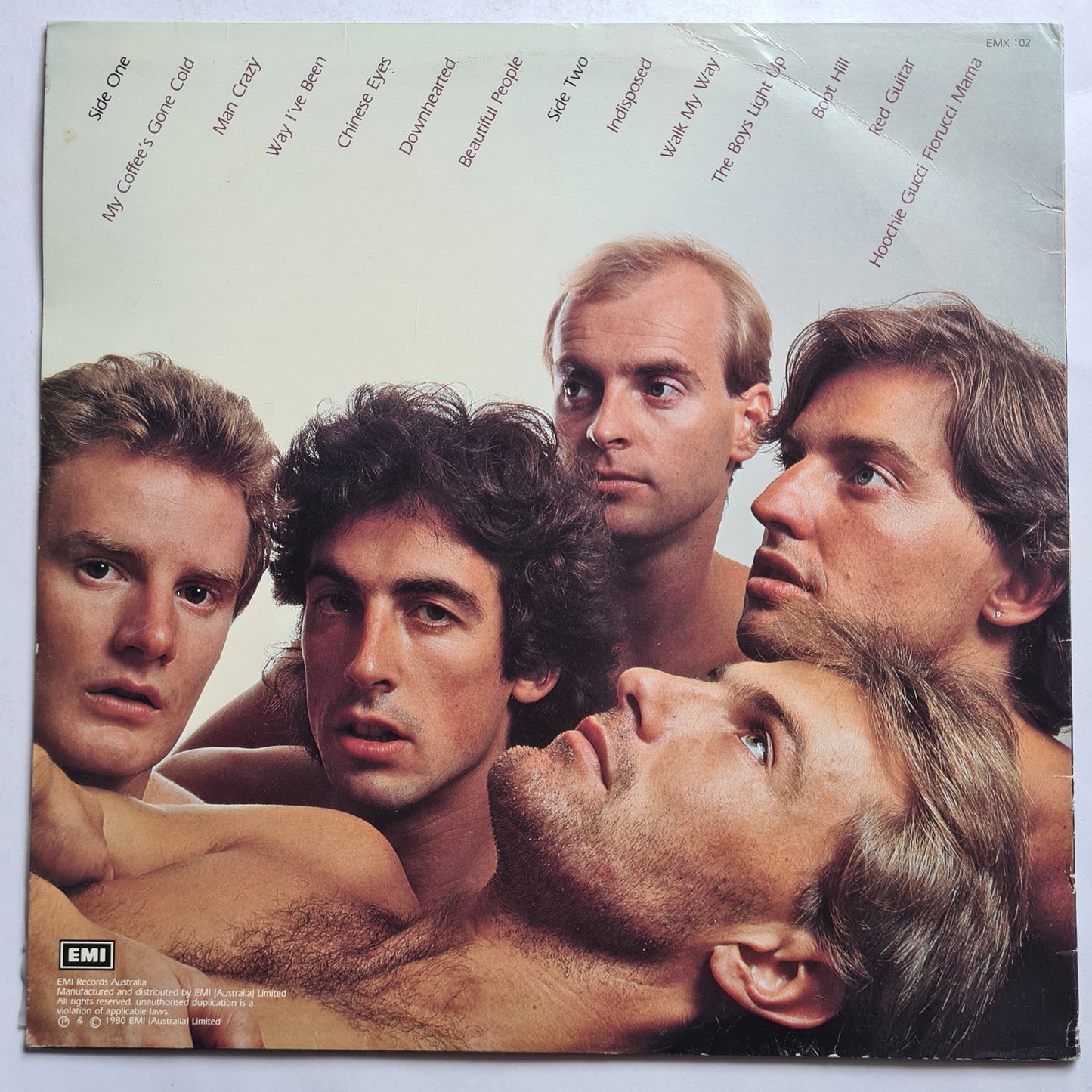Australian Crawl – The Boys Light Up - 1980 - Vinyl Record LP (Excellent)