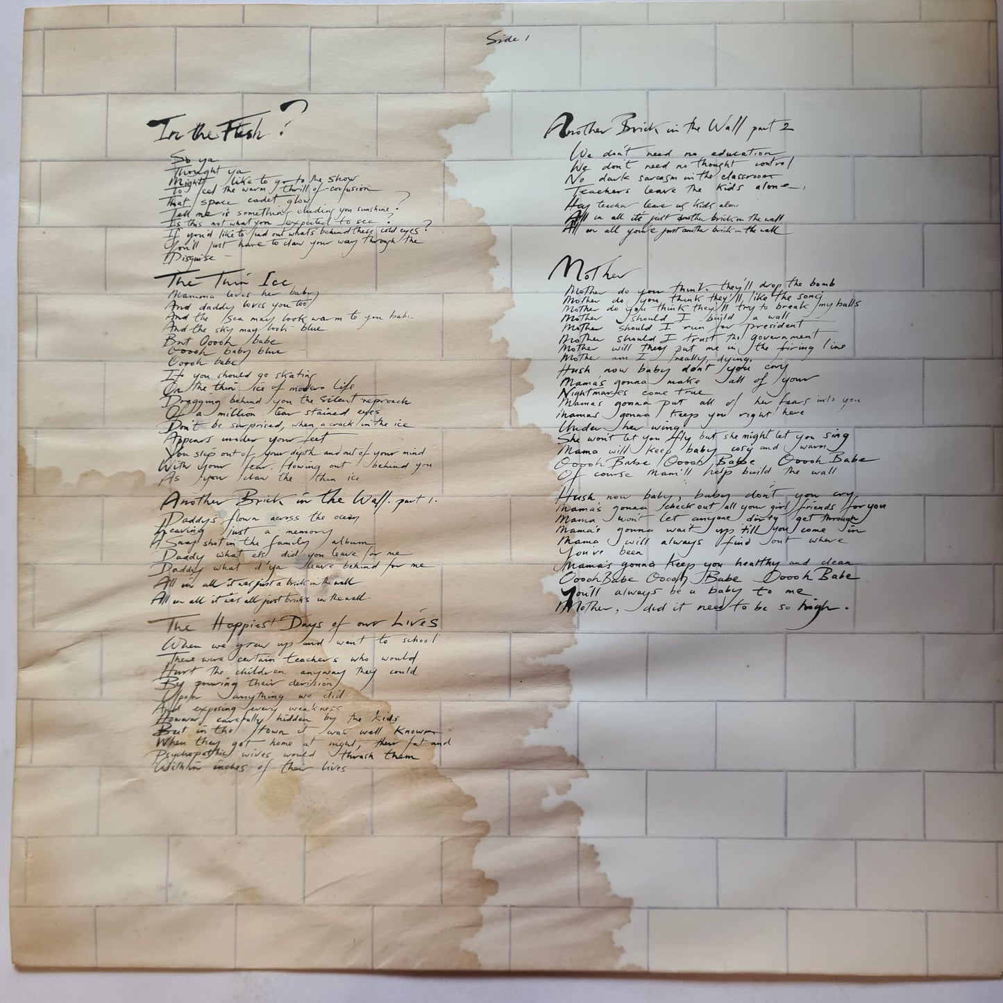 Pink Floyd – The Wall - 1979 (Gatefold) - Vinyl Record 2LP