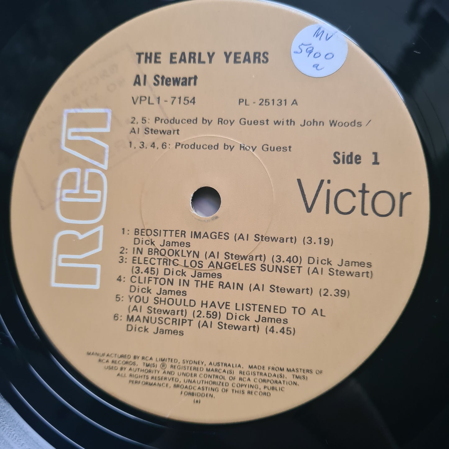 Al Stewart – The Early Years- 1978  - Vinyl Record LP