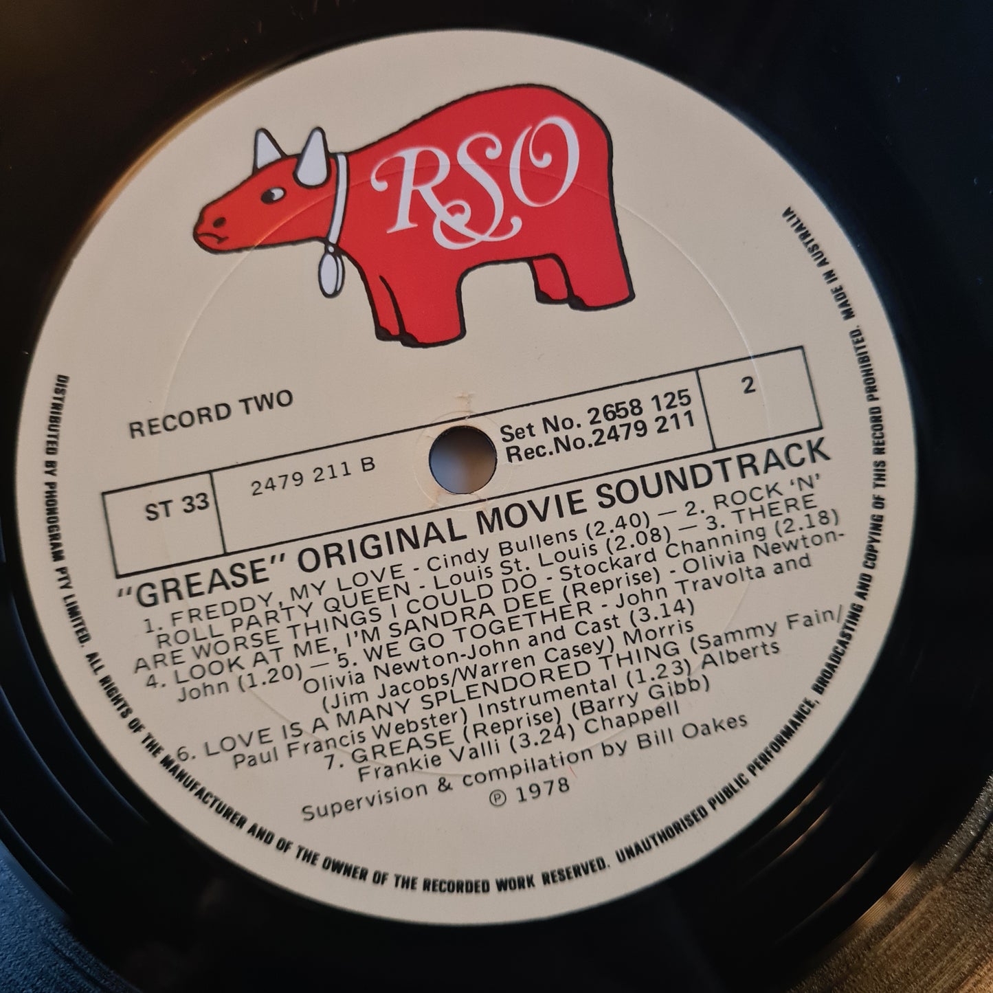 Grease – Original Soundtrack From The Motion Picture - 1978 (2LP Gatefold) - Vinyl Record (near mint)