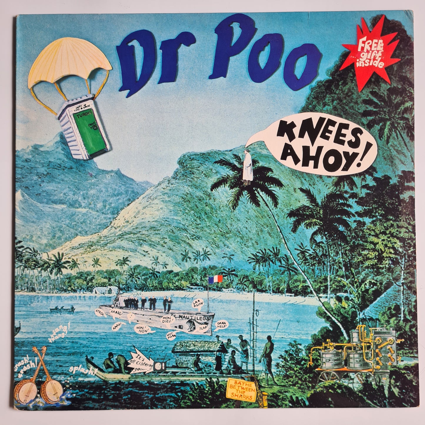 Dr Poo – Knees Ahoy! - 1980 - Vinyl Record LP (near mint)