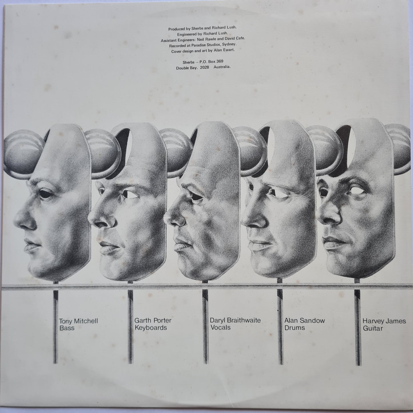 Sherbs (Sherbert) – The Skill - 1980 (Australian pressing)- Vinyl Record LP