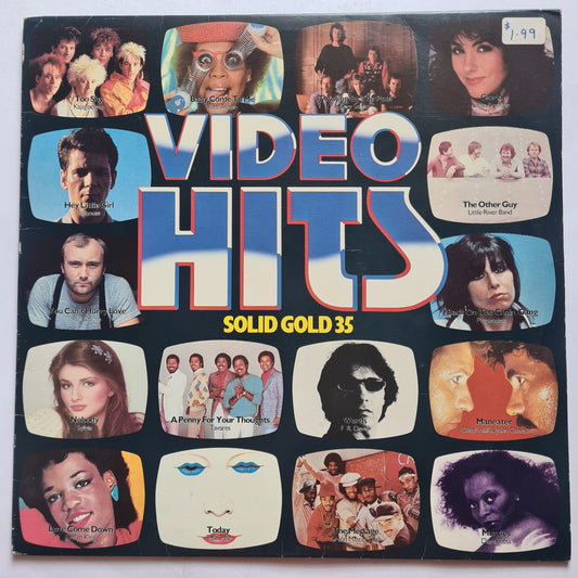 Various Artists – Video Hits-Solid Gold 35 - 1983 - Vinyl Record LP (Rare New Zealand Only pressing)