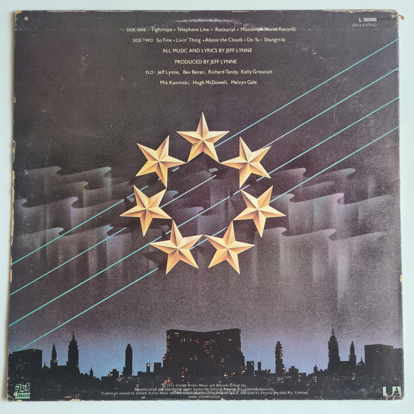 ELO – New World Record - 1976 (Australian Pressing) - Vinyl Record LP (excellent)