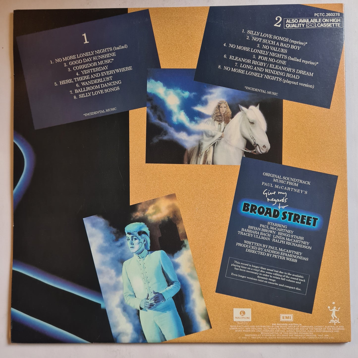 Paul McCartney (Beatles) – Give My Regards To Broad Street - 1984 (Gatefold) - Vinyl Record LP