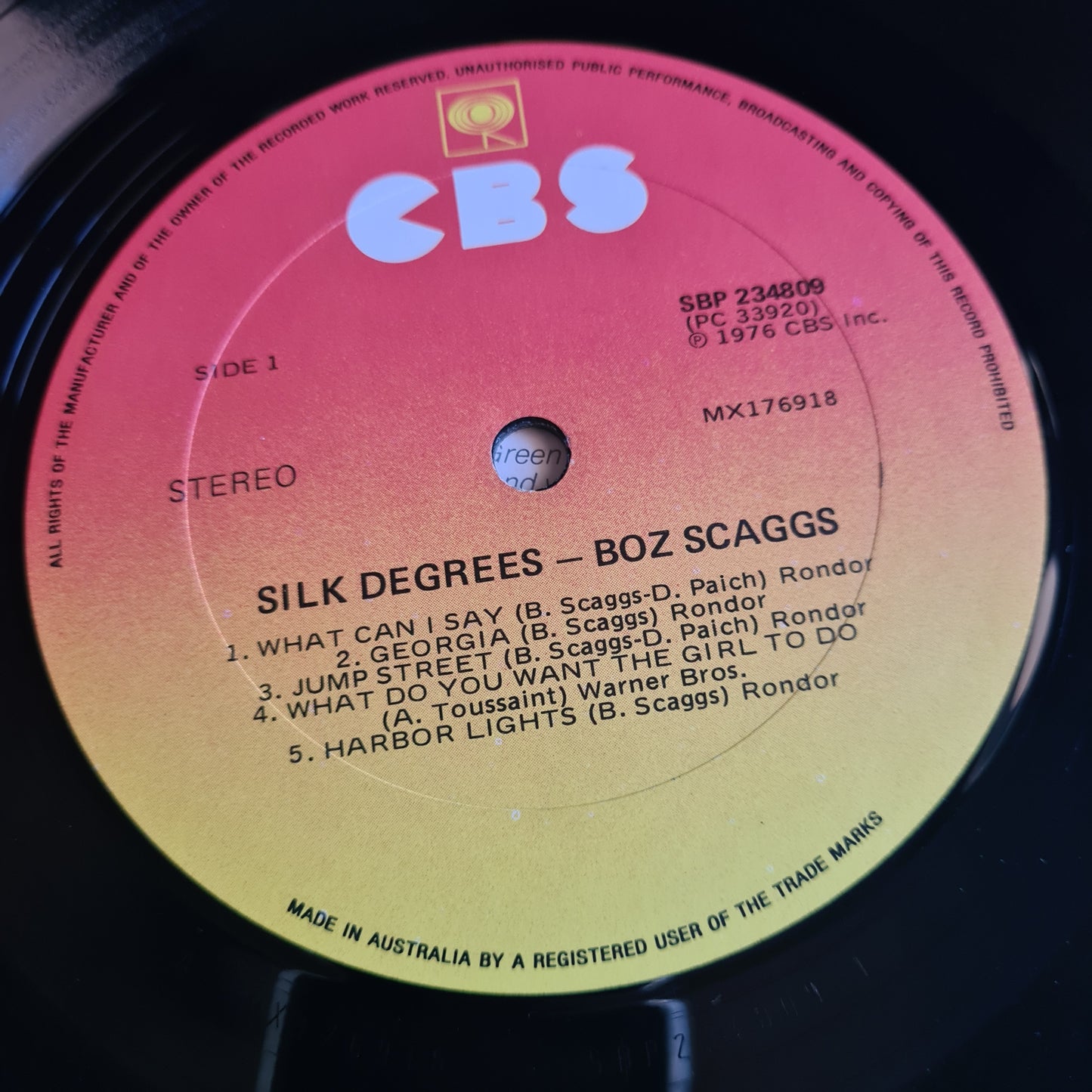 Boz Scaggs – Silk Degrees- 1976 (Gatefold) - Vinyl Record LP