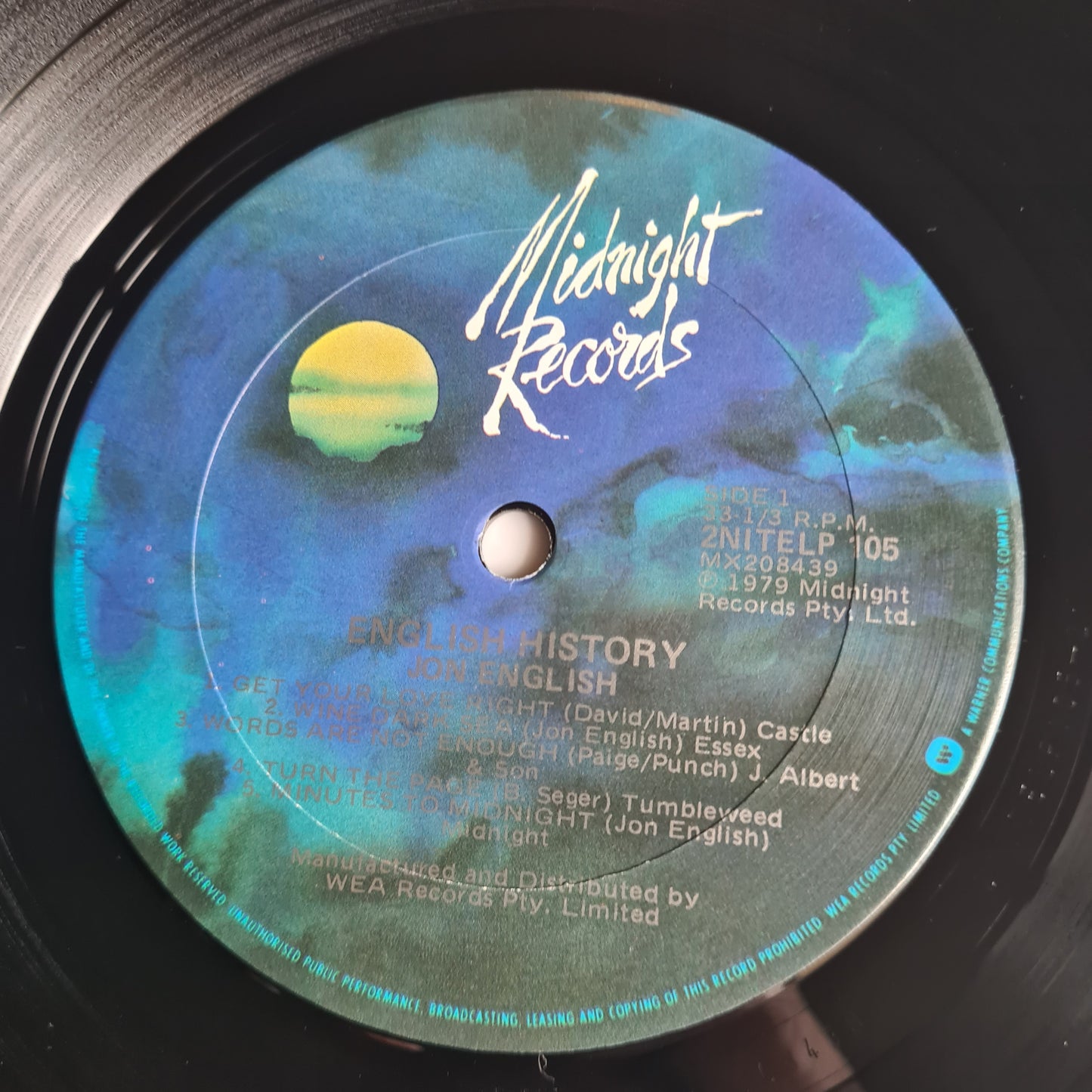 Jon English – English History - 1979 (Gatefold 2LP) - Vinyl Record (near mint)