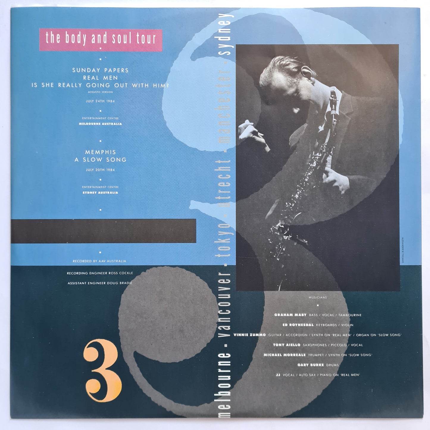 Joe Jackson – Live 1980/86 - 1988 - Vinyl Record 2LP