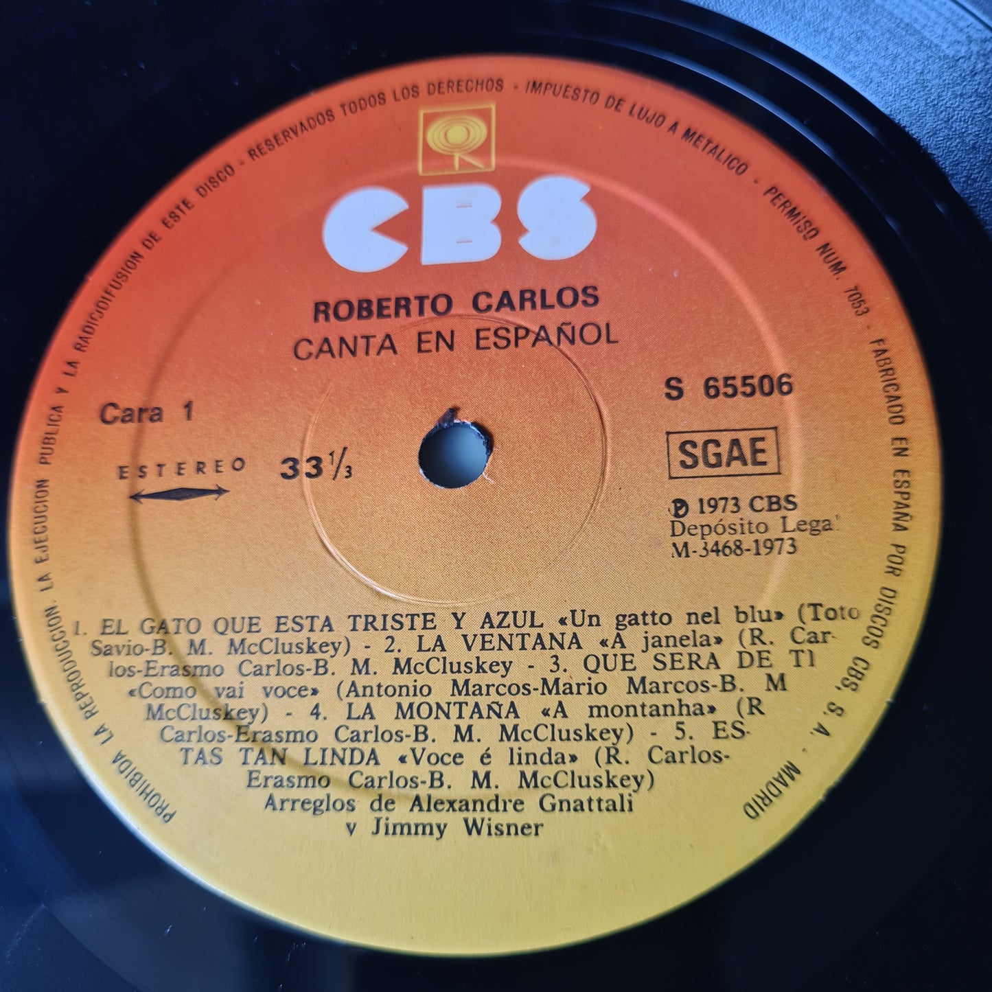 Roberto Carlos – Canta En Español - 1973 - Vinyl Record LP 🇧🇷