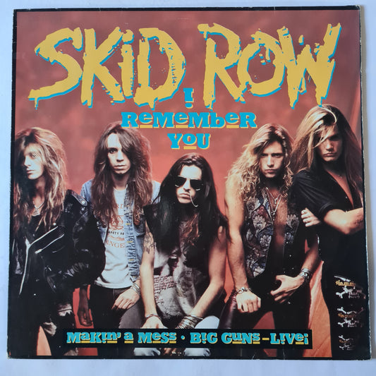 Skid Row –  I Remember You - 1989 (German Pressing) - Vinyl Record 12", Maxi-Single